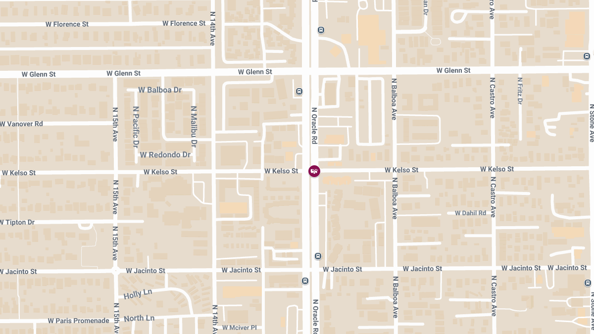 Injury Crash at N Oracle Rd & W Kelso St