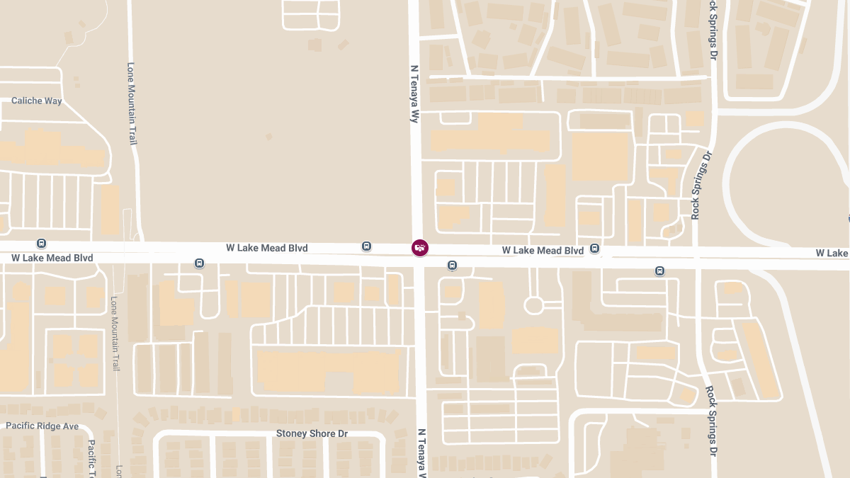 Injury Crash at N Tenaya Way & W Lake Mead Blvd