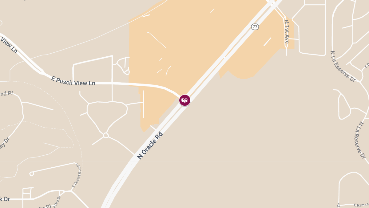 Injury Crash at Oracle Rd and Pusch View Ln