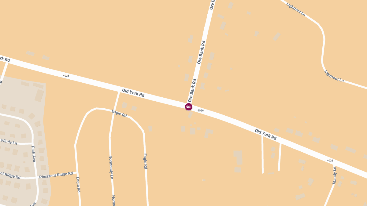 Injury Crash at Ore Bank Rd & Old York Rd