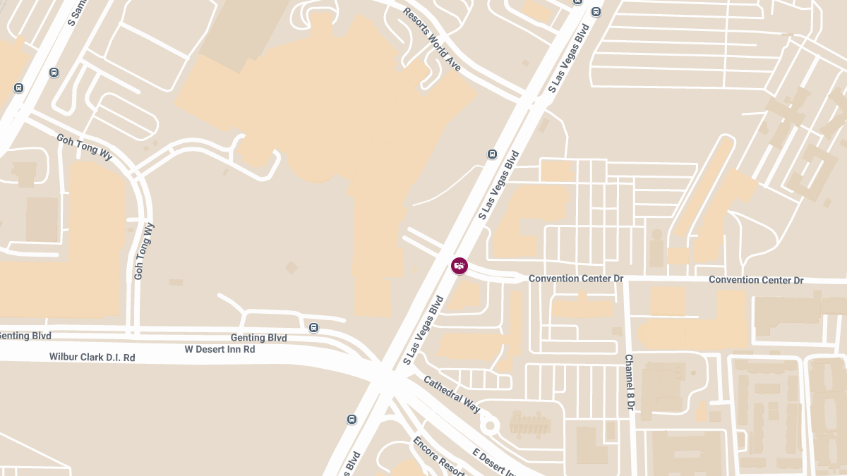 Injury Crash at S Las Vegas Blvd & Convention Center Dr