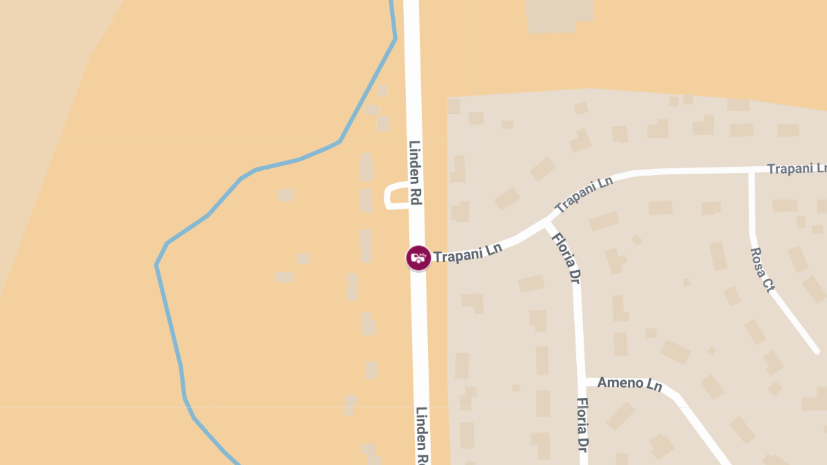Injury Crash at S Linden Rd & Trapani Ln