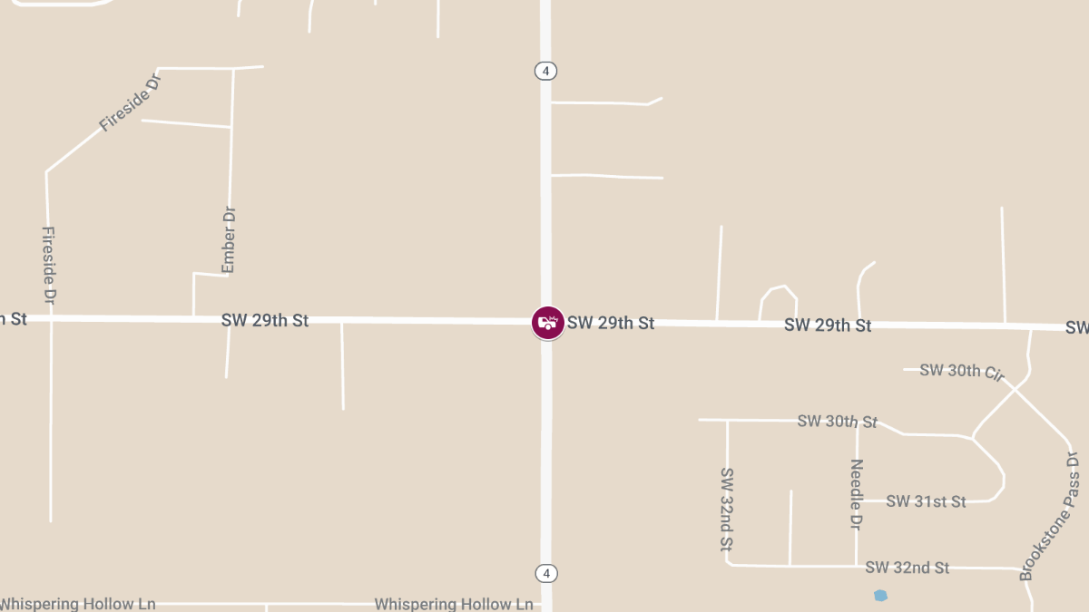 Injury Crash at SW 29th St & OK-4/Mustang Rd