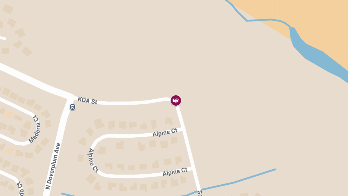 Injury Crash at San Remo Rd & KOA St