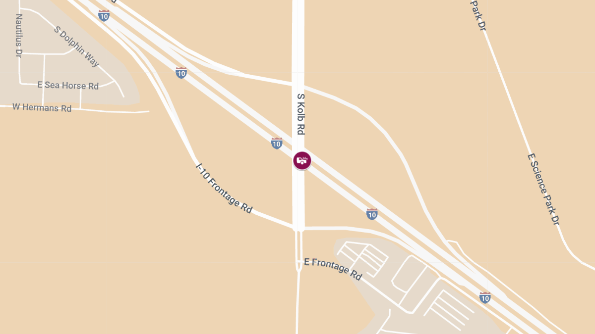Injury Crash at Speedway Blvd & I-10 Frontage Rd