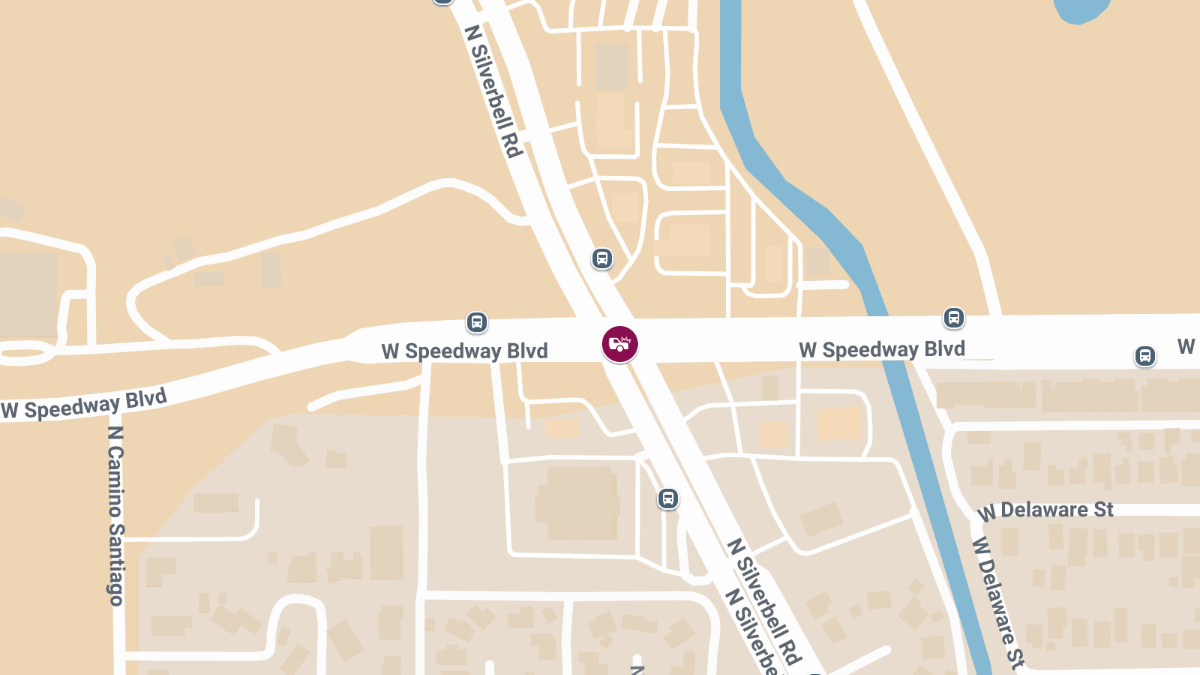 Injury Crash at Speedway Blvd & Silverbell Rd