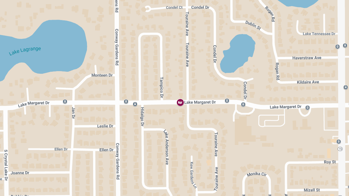 Injury Crash at Touraine Ave and Lake Margaret Dr