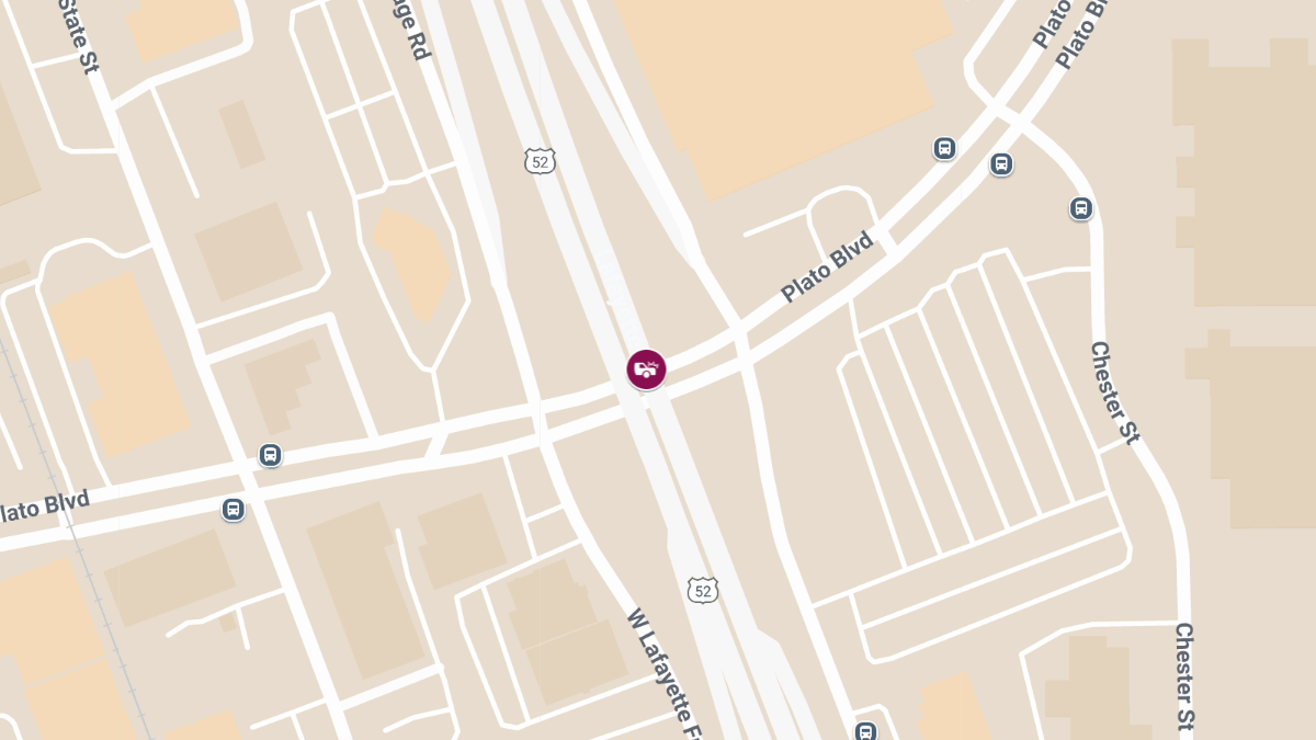 Injury Crash at US-52 N & Plato Blvd E