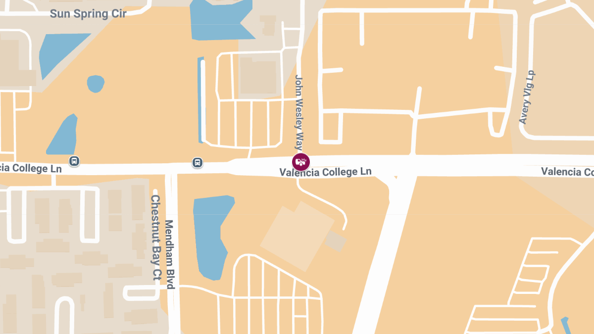 Injury Crash at Valencia College Ln & John Wesley Way