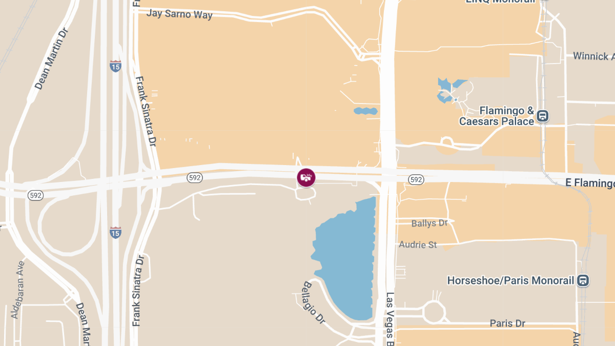 Injury Crash at Via Del Nord St & W Flamingo Rd