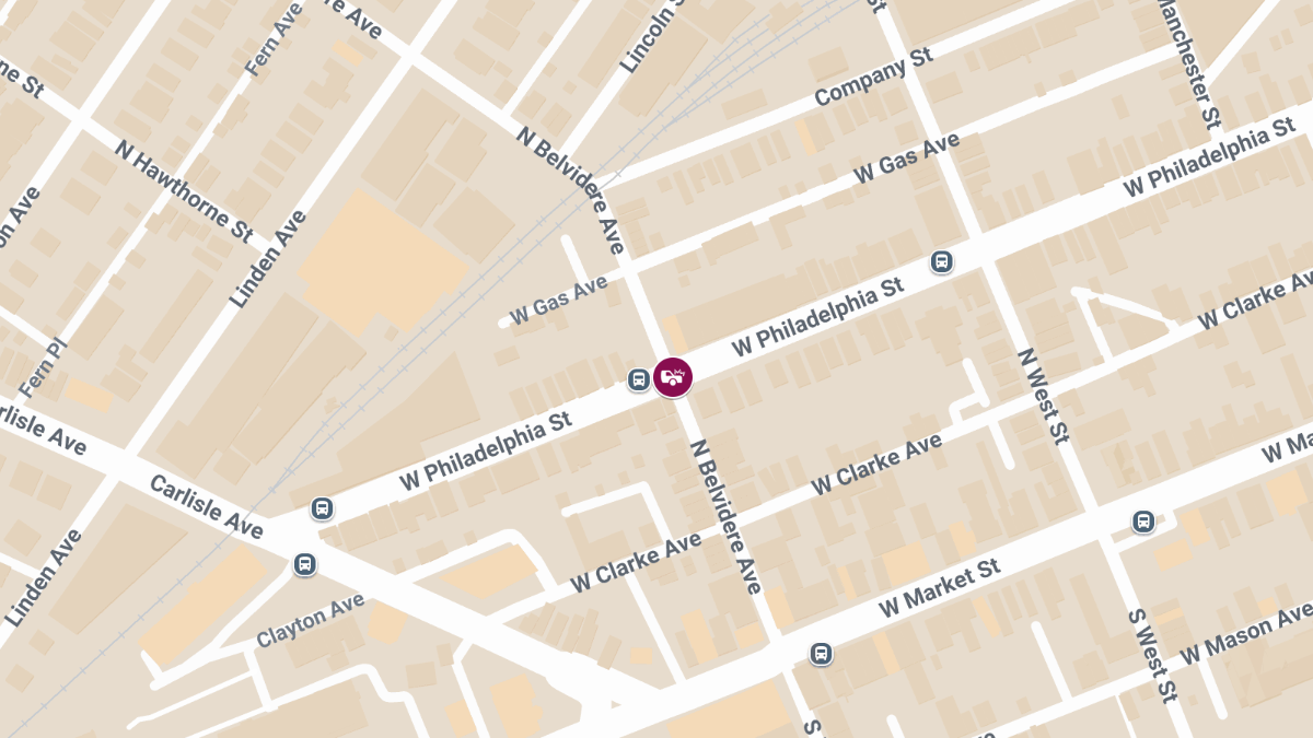 Injury Crash at W Philadelphia St & Belvidere Ave