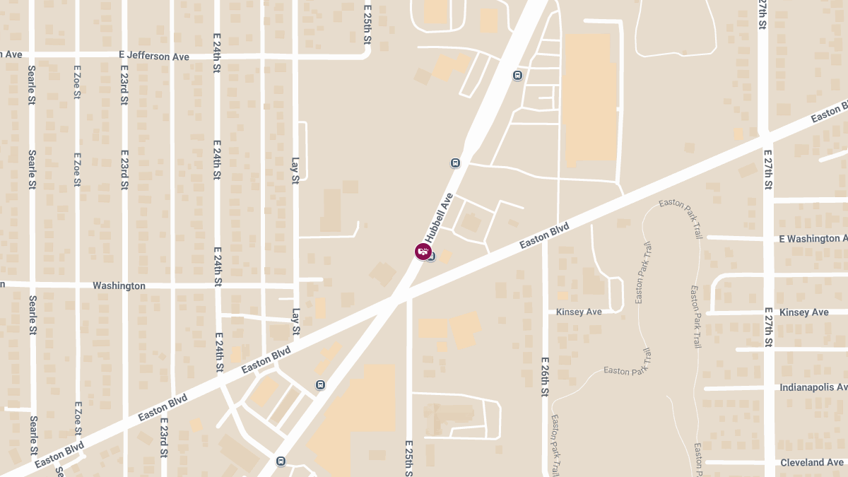 Injury Crash on 2500 Block of Hubbell Ave