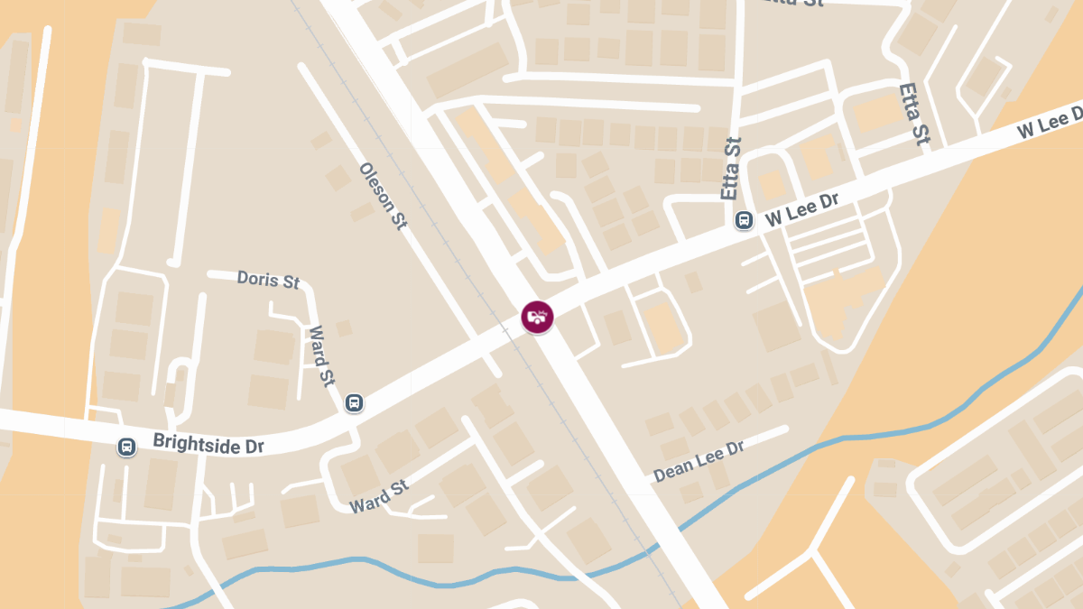 Injury Crash on Brightside Dr at Hwy 30/Nicholson Dr