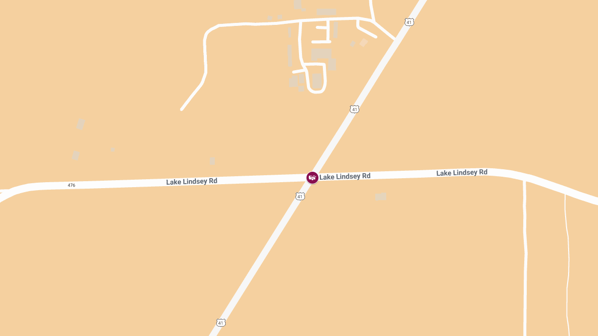 Injury Crash on Broad St at Lake Lindsey Rd