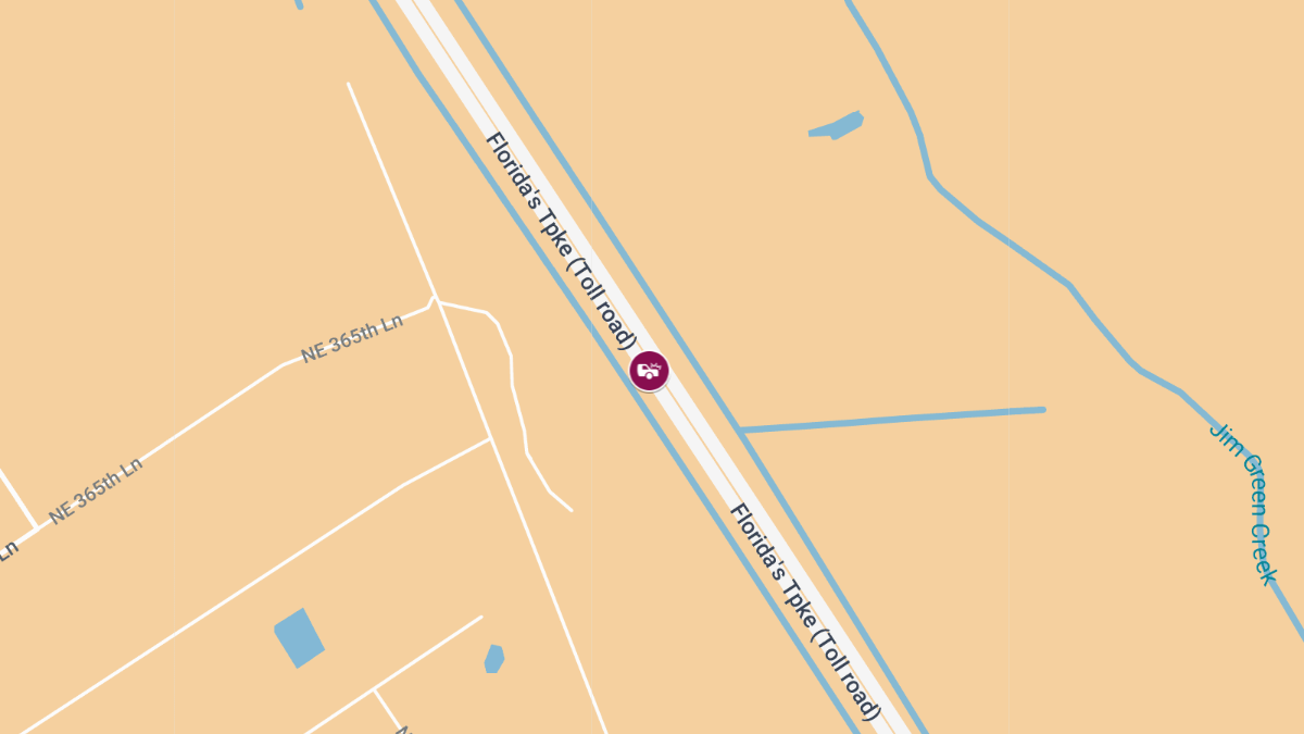 Injury Crash on Florida’s Tpke SB at MM25