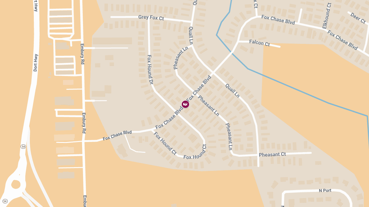 Injury Crash on Fox Chase Blvd