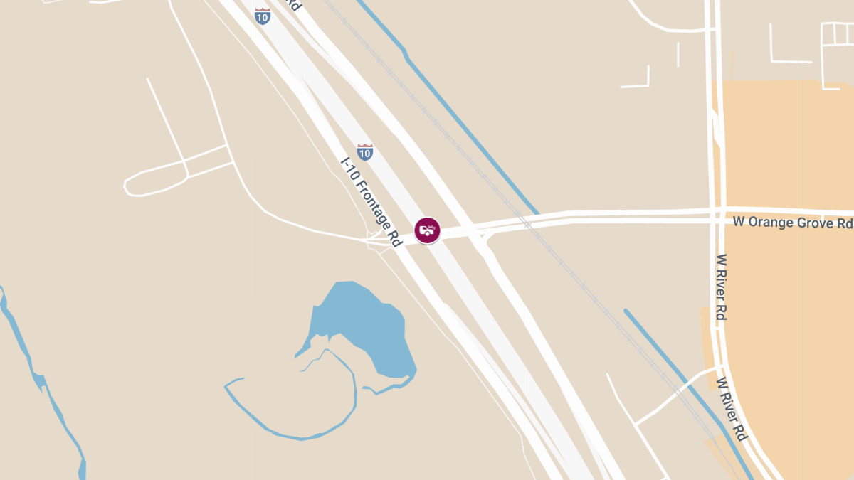 Injury Crash on I-10 EB Off-Ramp at Orange Grove Rd