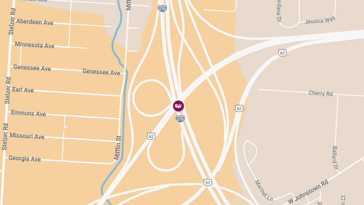 Injury Crash on I-270 North Exit to I-70 Causes Delays
