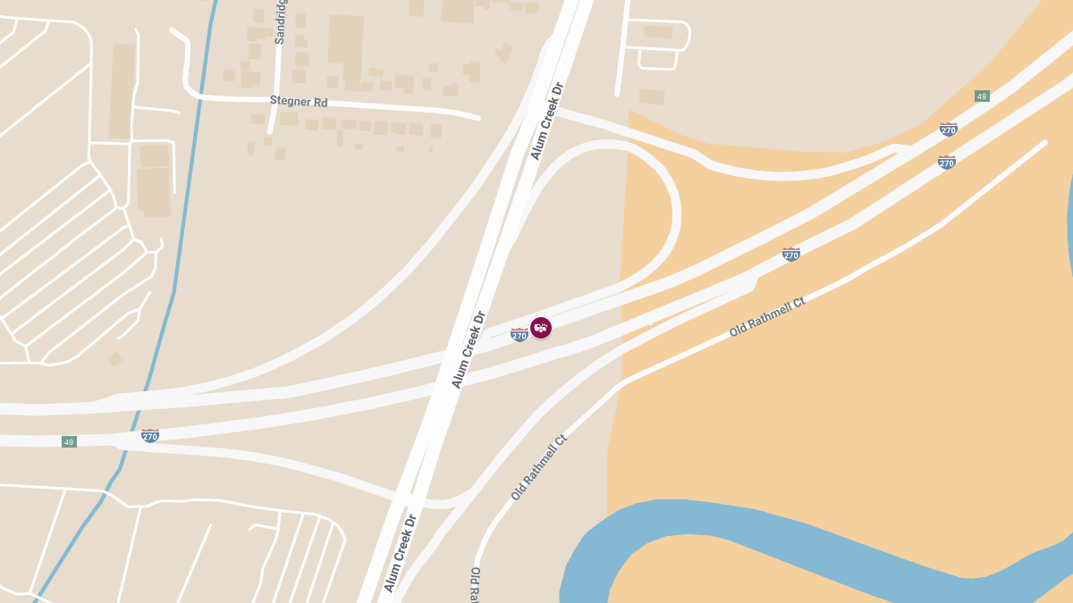 Injury Crash on I-270 South Near Alum Creek Dr Causes Delays