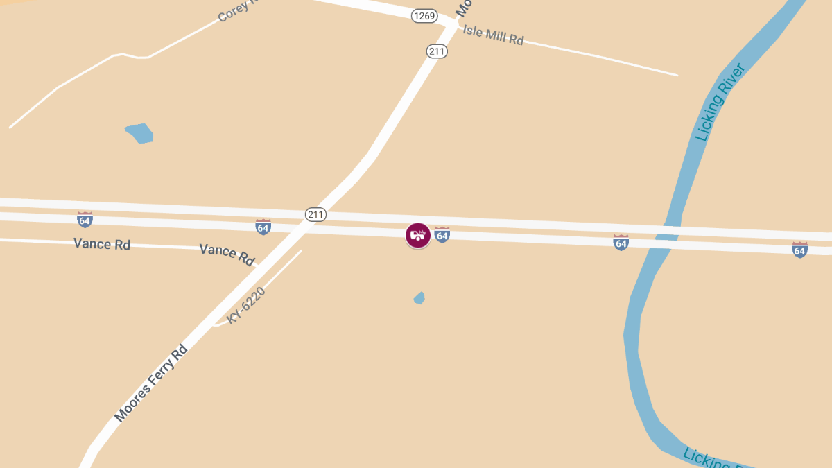 Injury Crash on I-64 West at MM 144