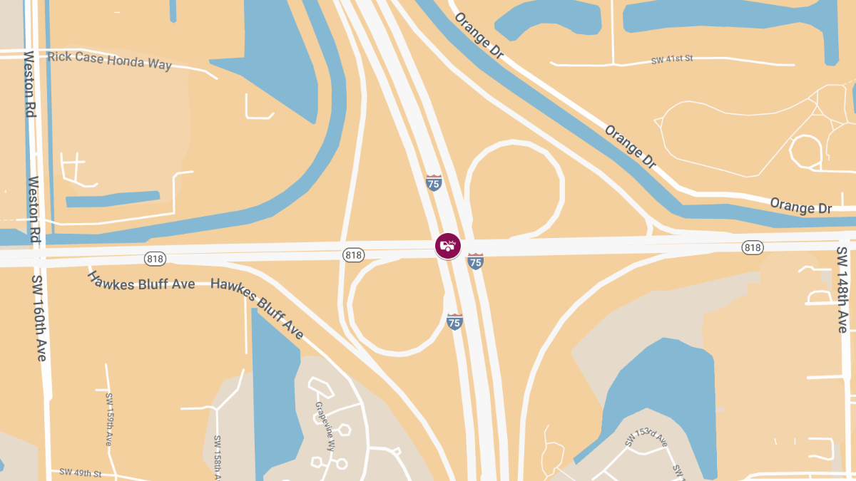 Injury Crash on I-75 NB Near Sheridan St