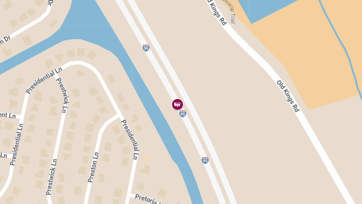 Injury Crash on I-95 NB at MM 357