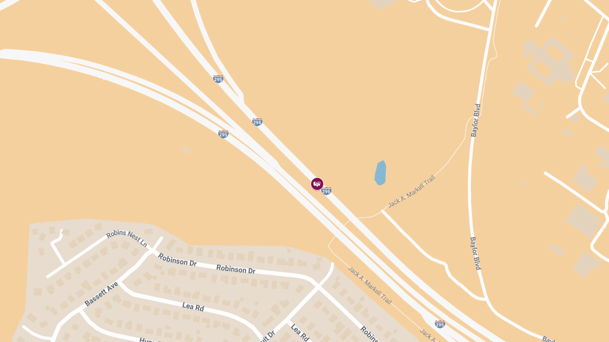 Injury Crash on I-95 North at I-295 North Onramp