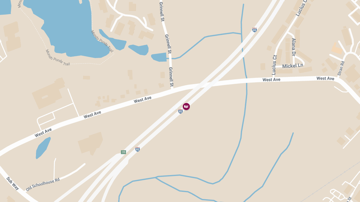 Injury Crash on I-95 South at Exit 35 On-Ramp