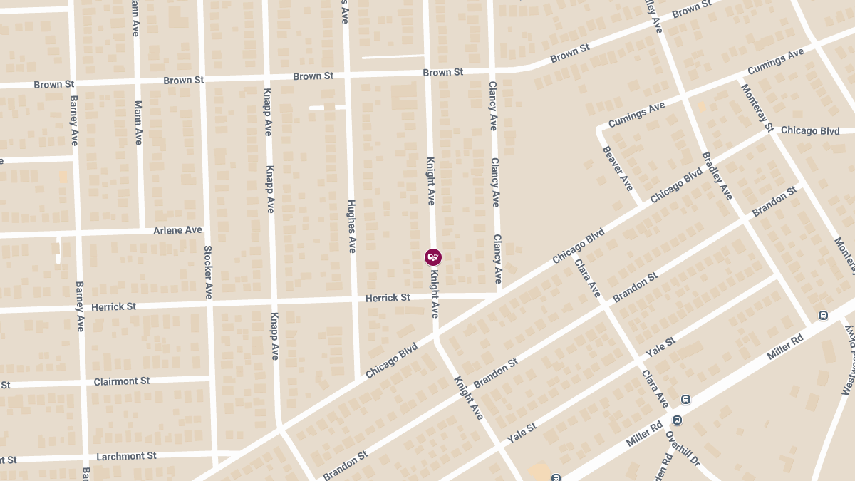 Injury Crash on Knight Ave in Flint City