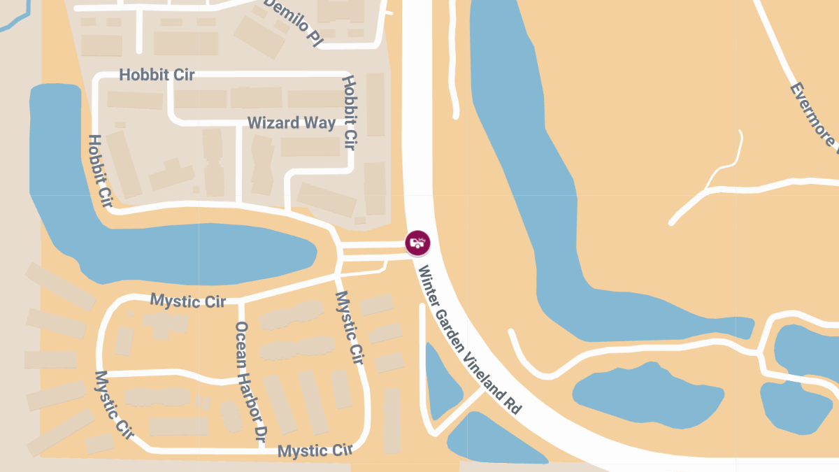 Injury Crash on Mystic Cir Near Winter Garden Vineland Rd