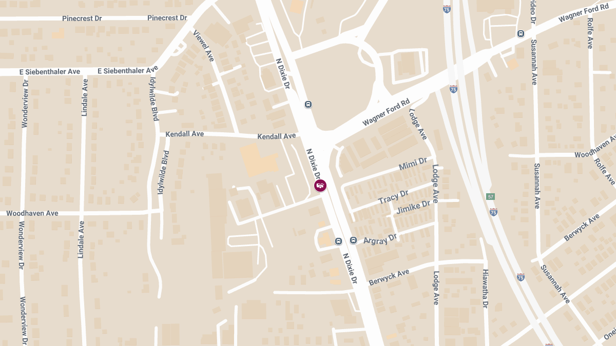 Injury Crash on N Dixie Dr Near Marion’s Pizza