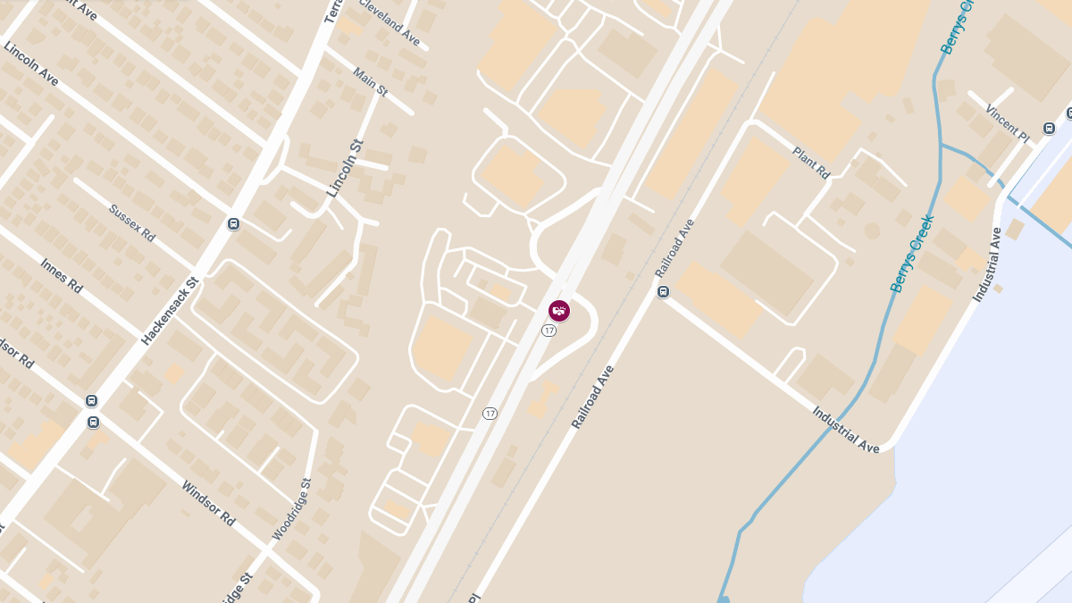 Injury Crash on NJ-17 Near Industrial Ave