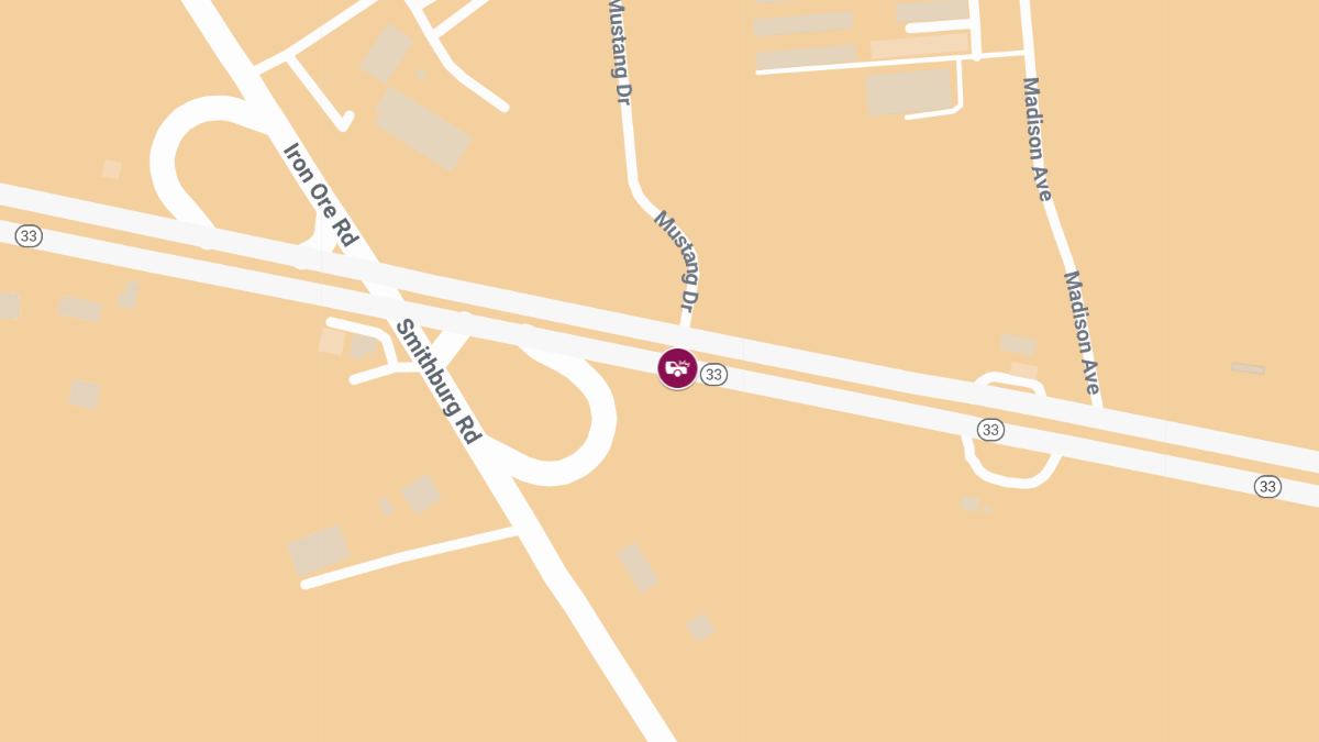 Injury Crash on NJ-33 EB Near Iron Ore Rd