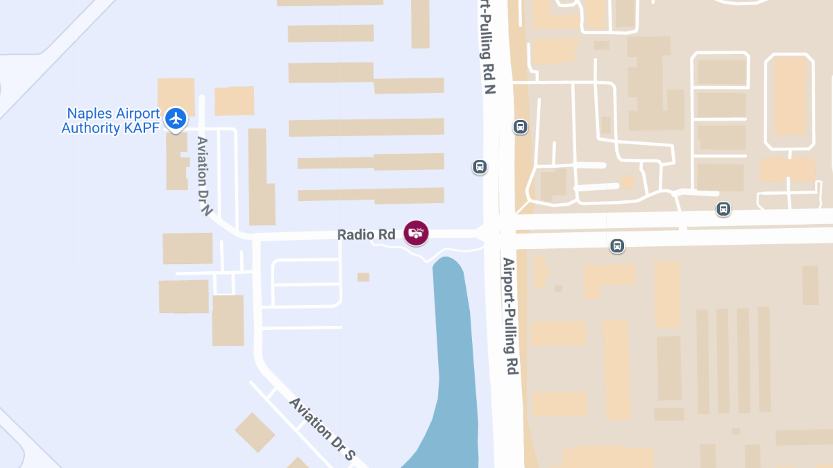 Injury Crash on Radio Rd Causes Lane Closure