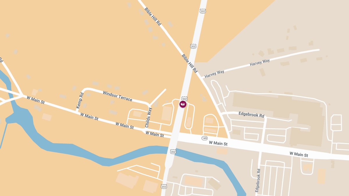 Injury Crash on Route 202 Near W Main St