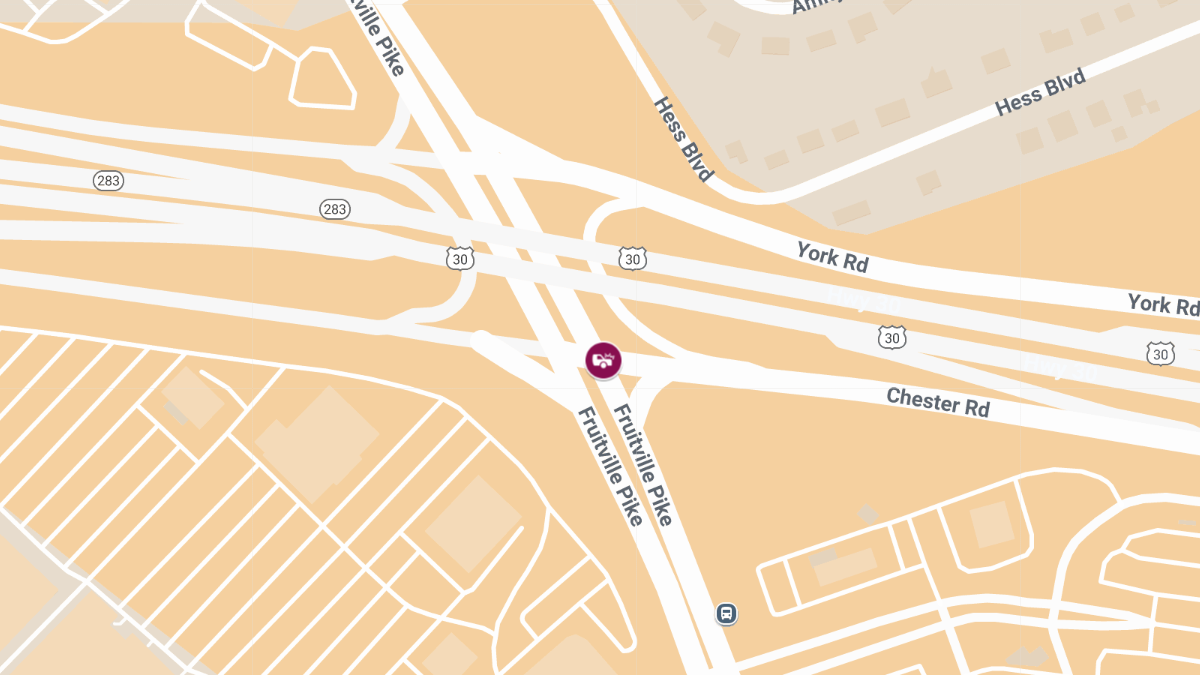 Injury Crash on Route 30 E at Chester Rd