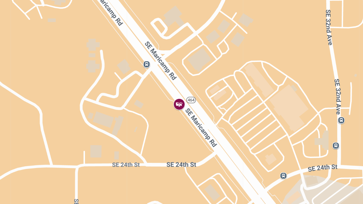 Injury Crash on SE Maricamp Rd Near HCA Maricamp