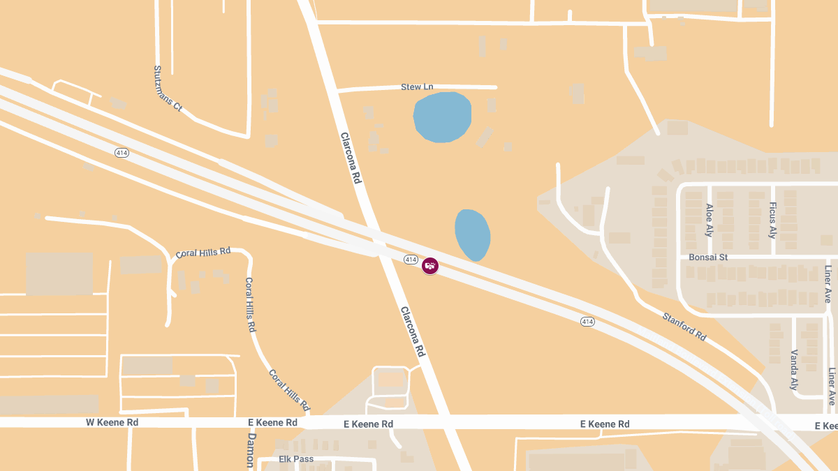 Injury Crash on SR-414 EB Near MM 9
