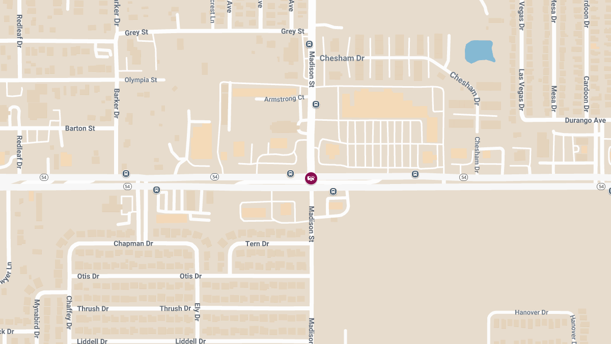 Injury Crash on SR-54 at Madison St