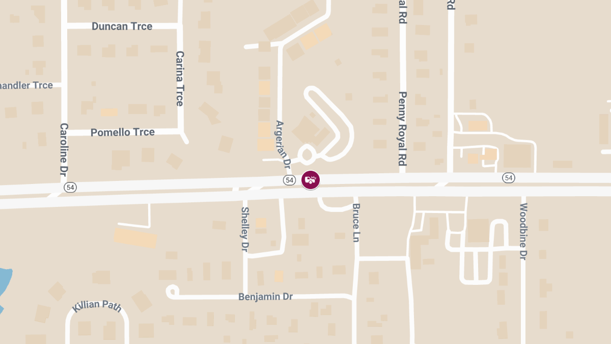 Injury Crash on SR-54