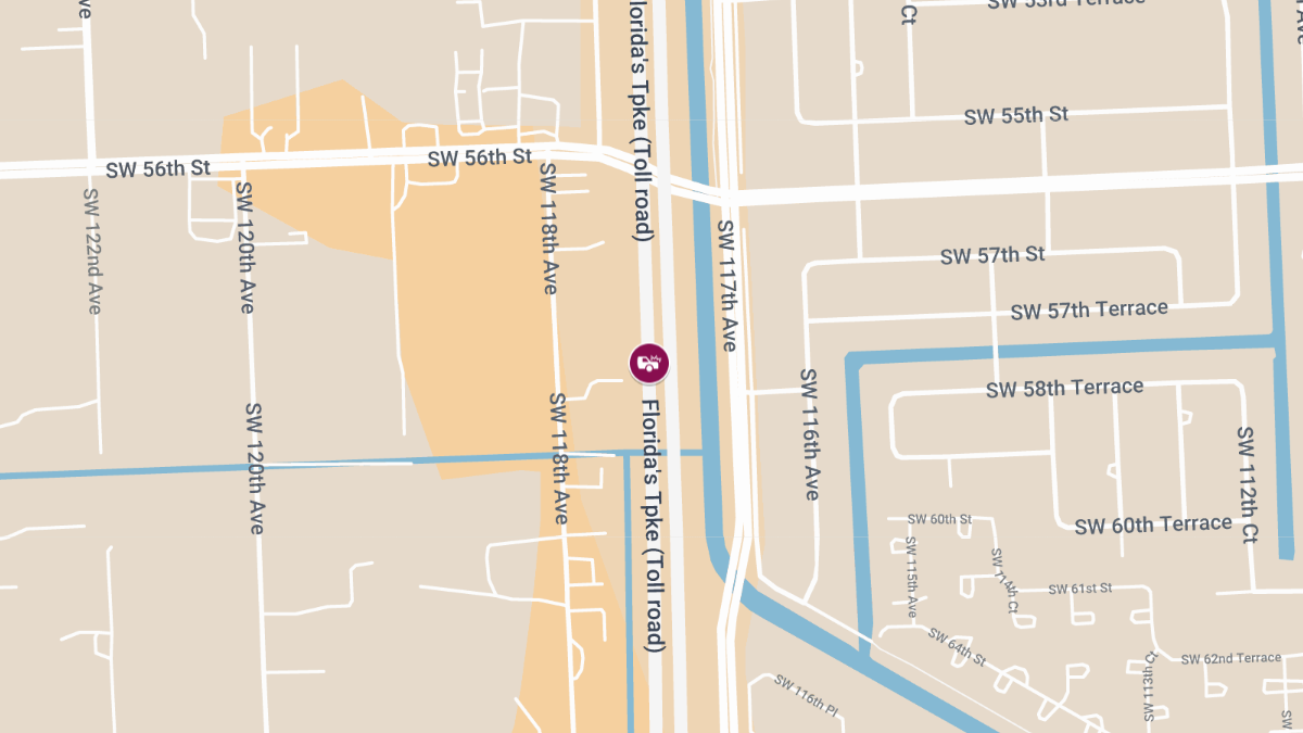 Injury Crash on SR-821 NB Entrance Ramp at MM 16