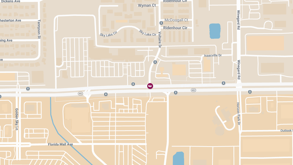Injury Crash on Sand Lake Rd W at Voltaire Dr