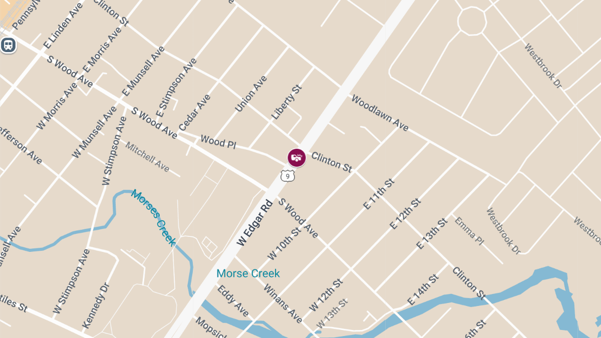 Injury Crash on US 1&9 Near Woodlawn Ave