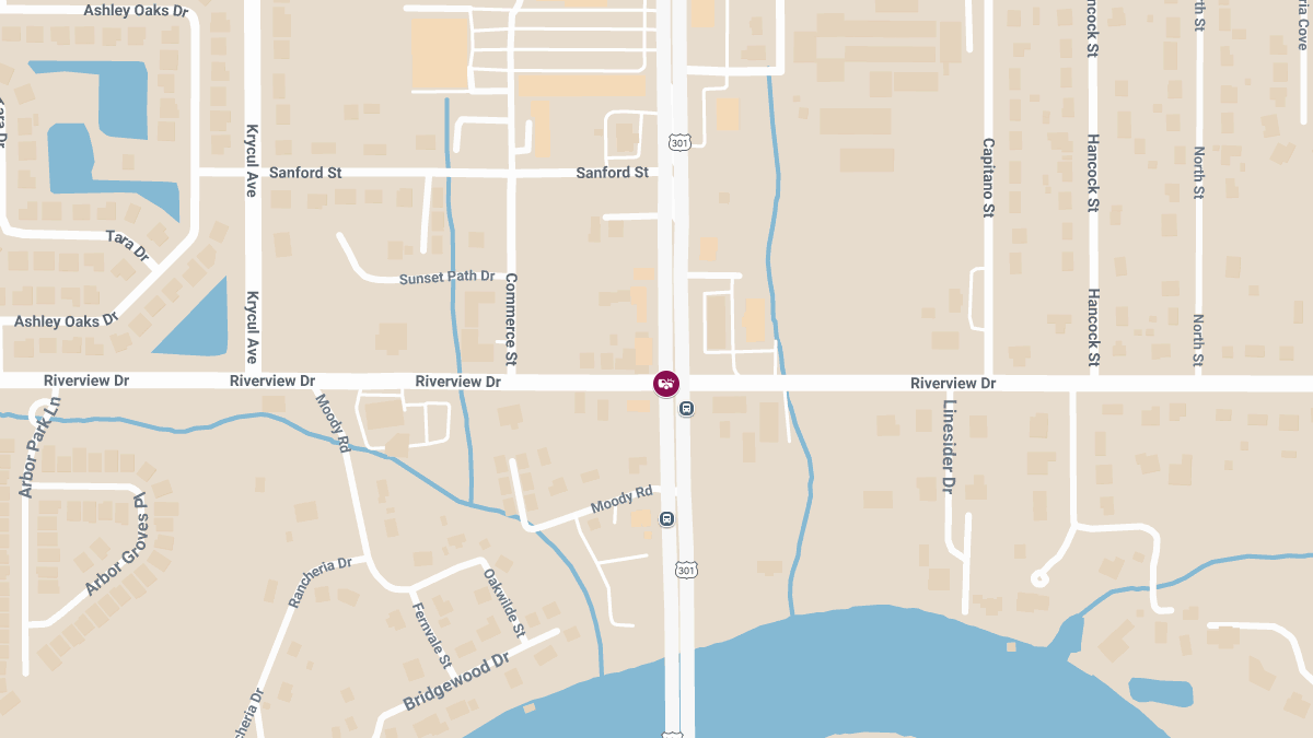 Injury Crash on US-301 at Riverview Dr