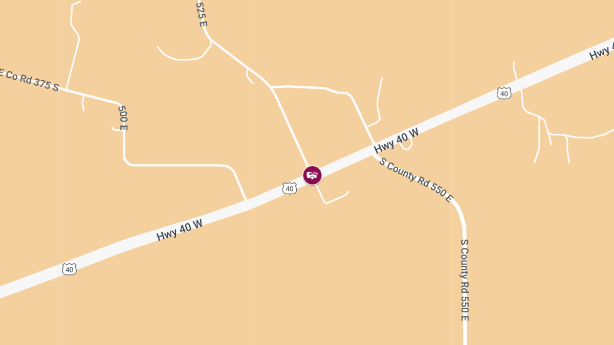 Injury Crash on US-40 at 525 East