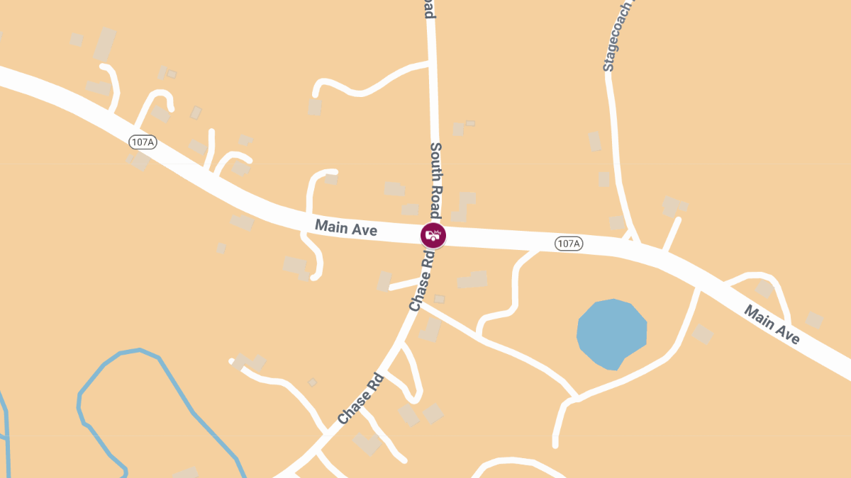 Injury Crash with Airbag Deployment at Main Ave & South Rd