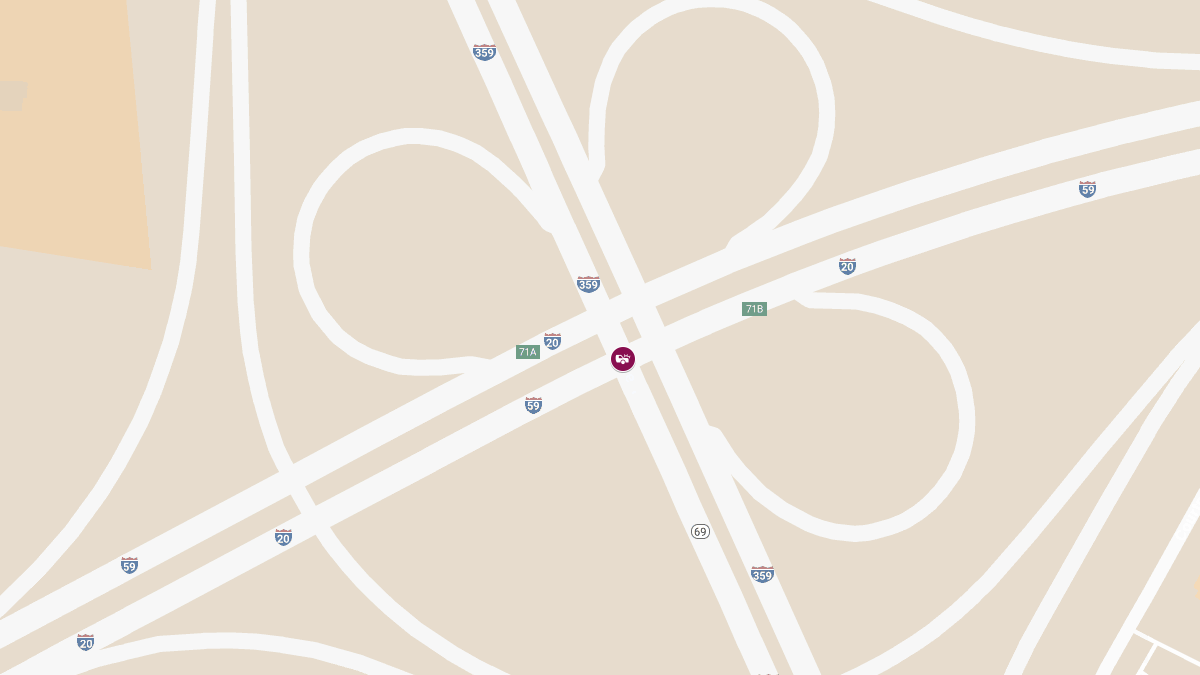 Major Crash on I-59 SB Near Exit 71A at AL-69