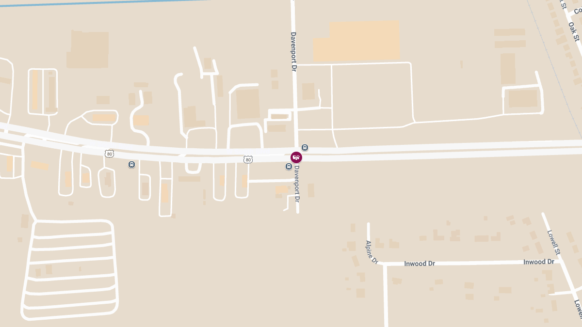 Major Crash on US-82South Blvd at Davenport Dr Cleared