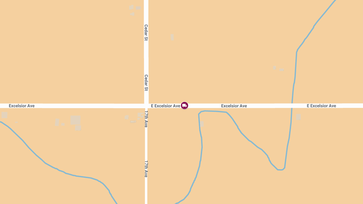 Major Injury Crash Involving Semi-Truck on Excelsior Ave Near 17th Ave