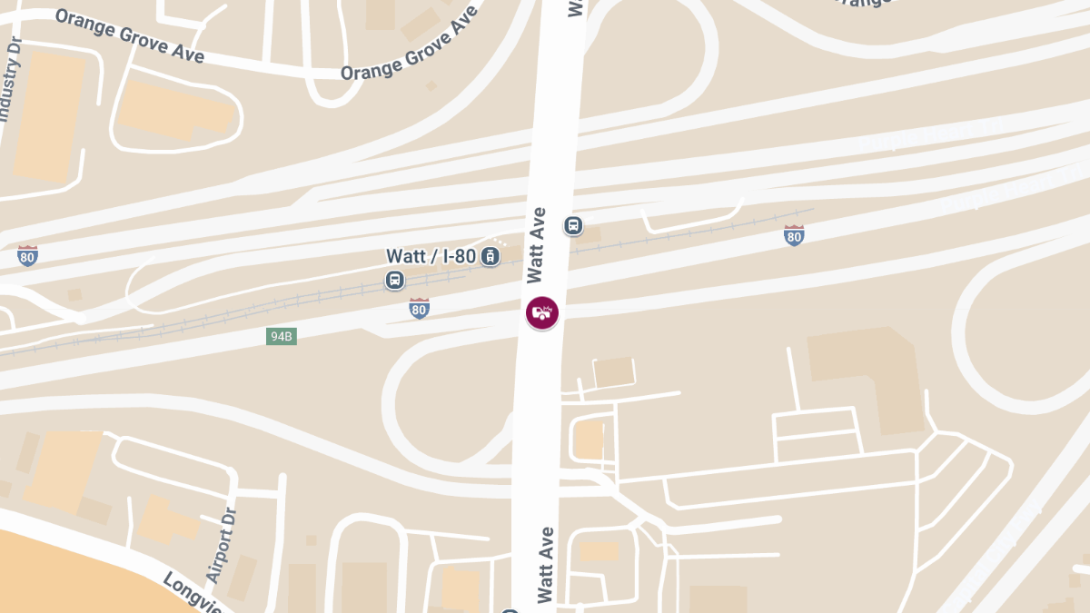 Man Injured in Crash on WB Business 80 at Watt Ave